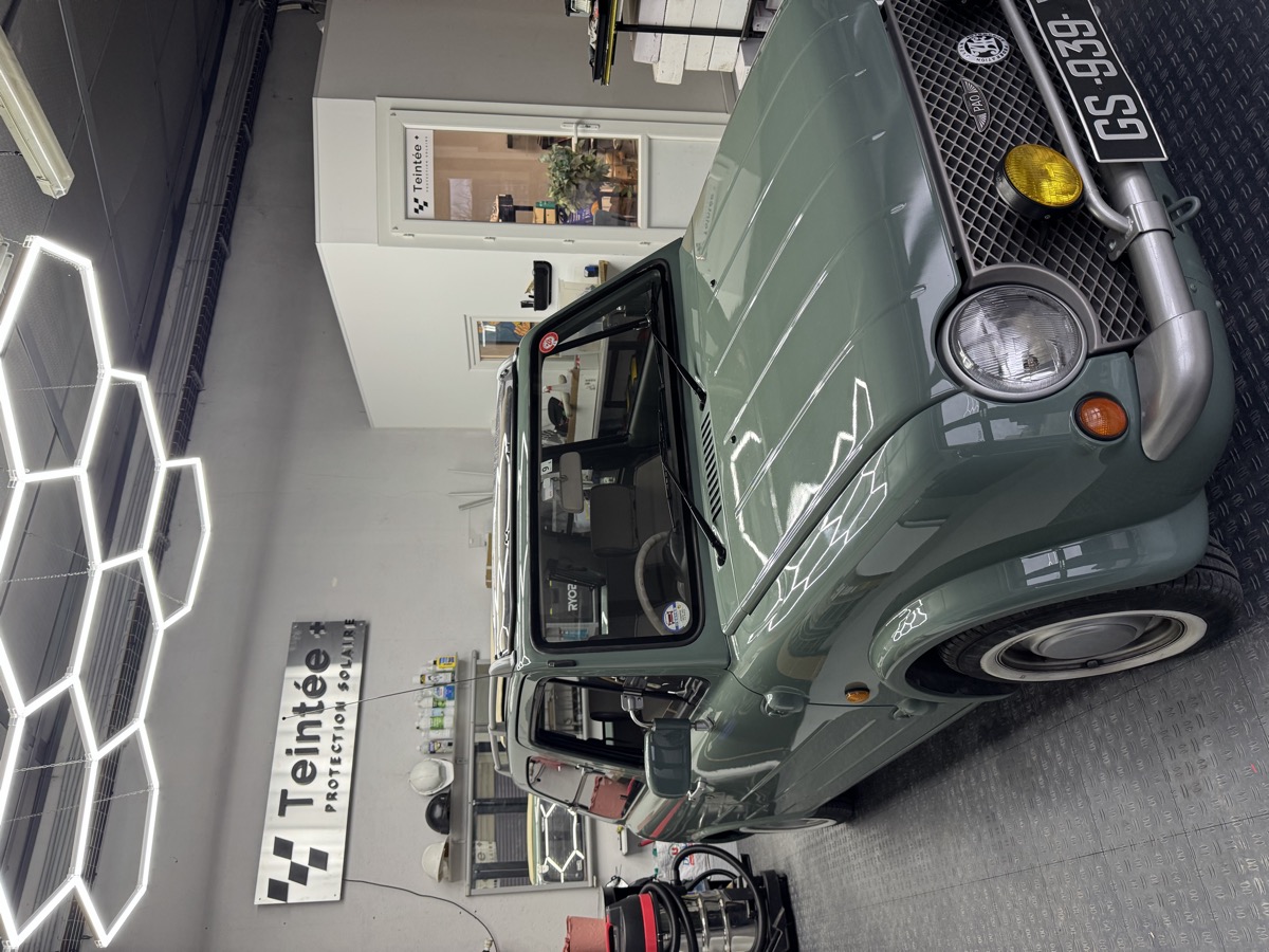 Film teinté posé sur Nissan Be-1 en atelier Teintée + — PACA
