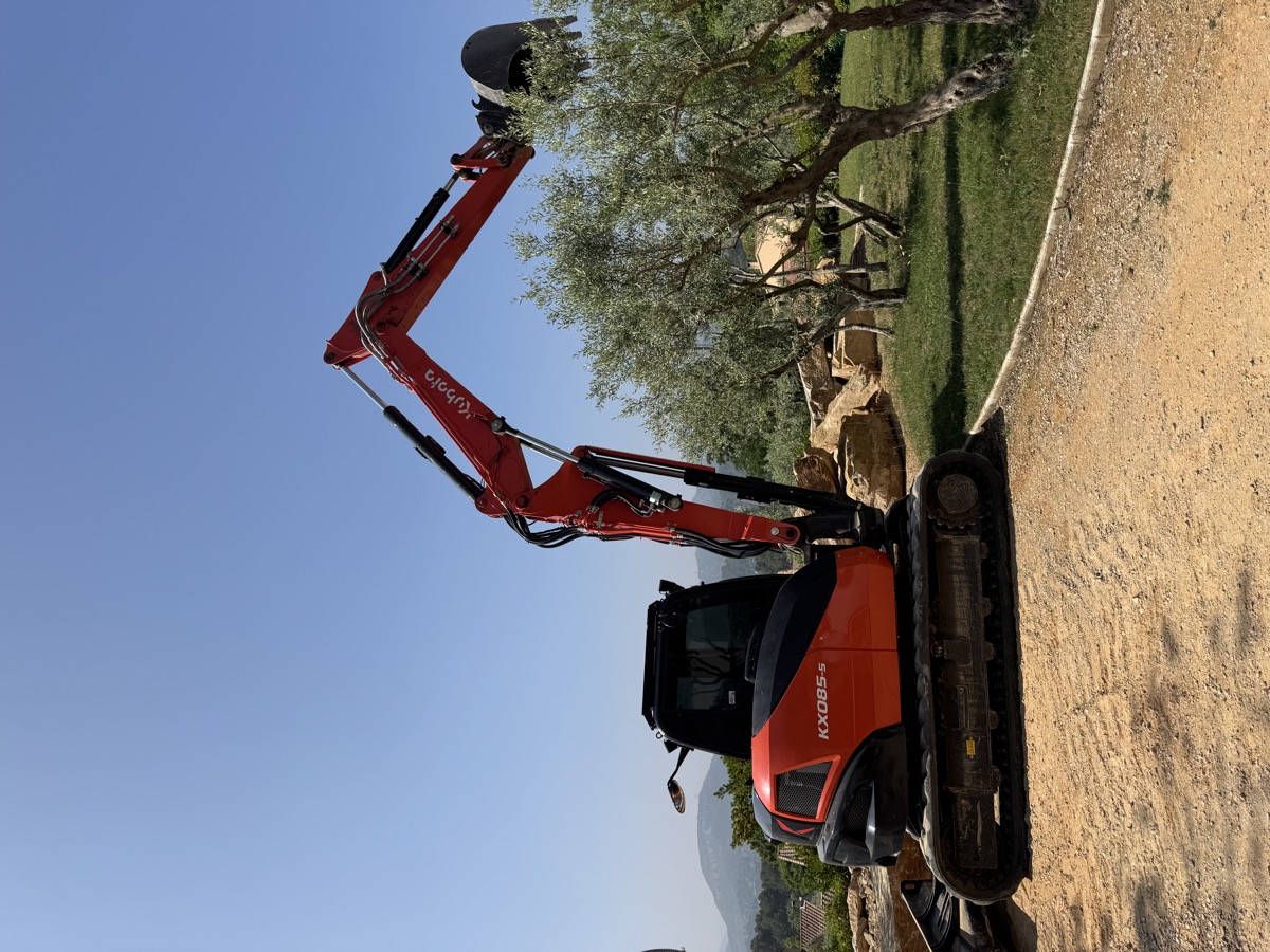 Film solaire sur cabine d'engin de chantier — Teintée + PACA