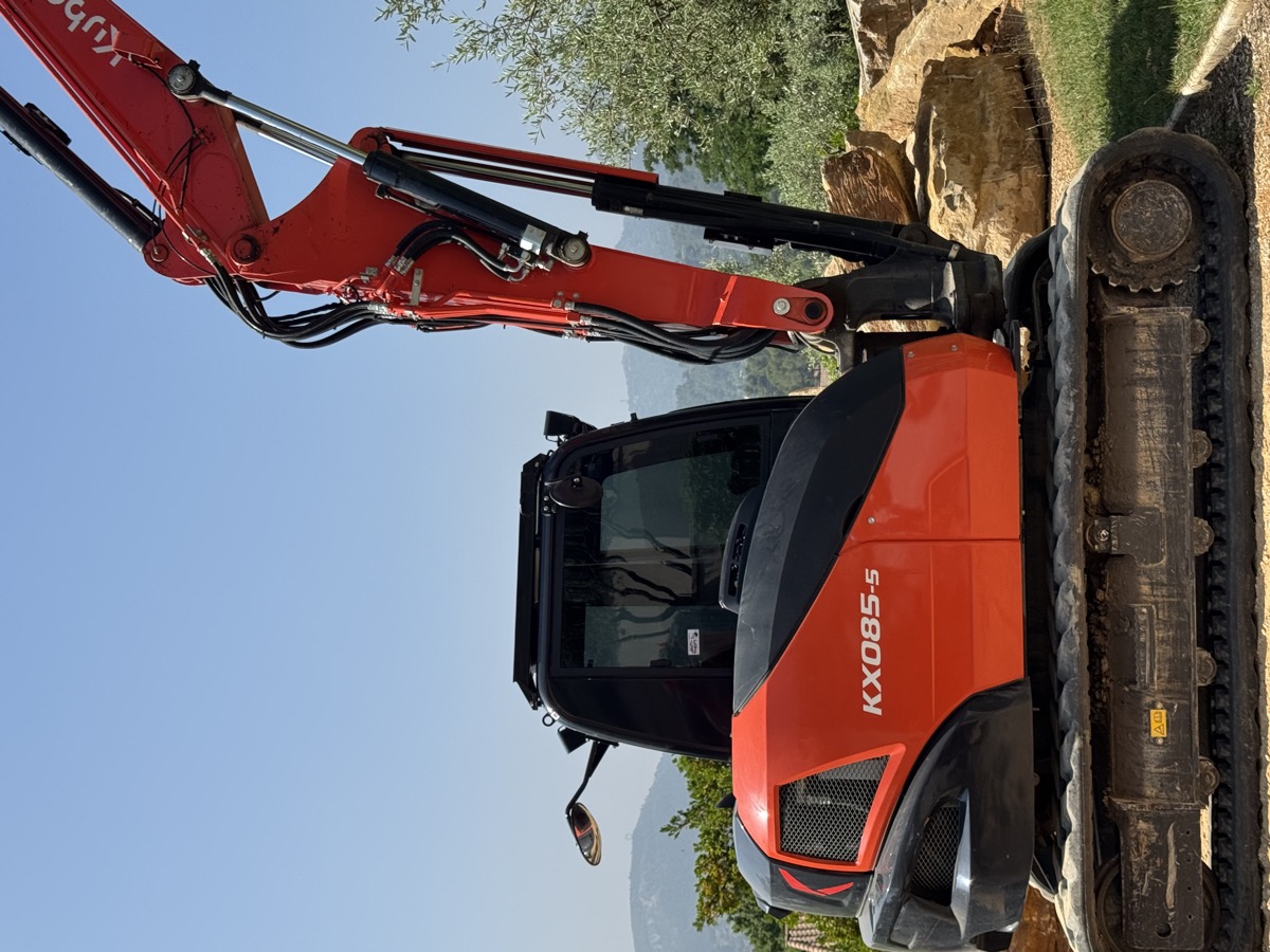 Film solaire sur cabine d'engin de chantier — Teintée + PACA
