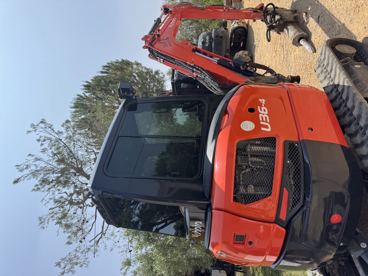 Film solaire sur cabine d'engin de chantier — Teintée + PACA