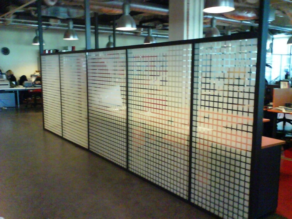 Film décoratif sur vitrage intérieur — Teintée + PACA