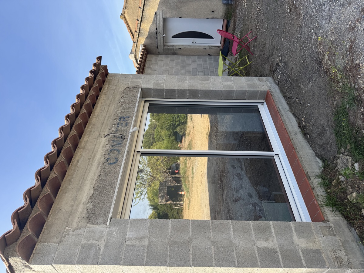 Film solaire anti-chaleur sur vitrage — chantier PACA — Teintée +