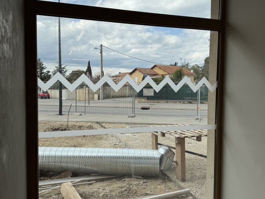 Balisage vitrage ERP conformité — Teintée + PACA