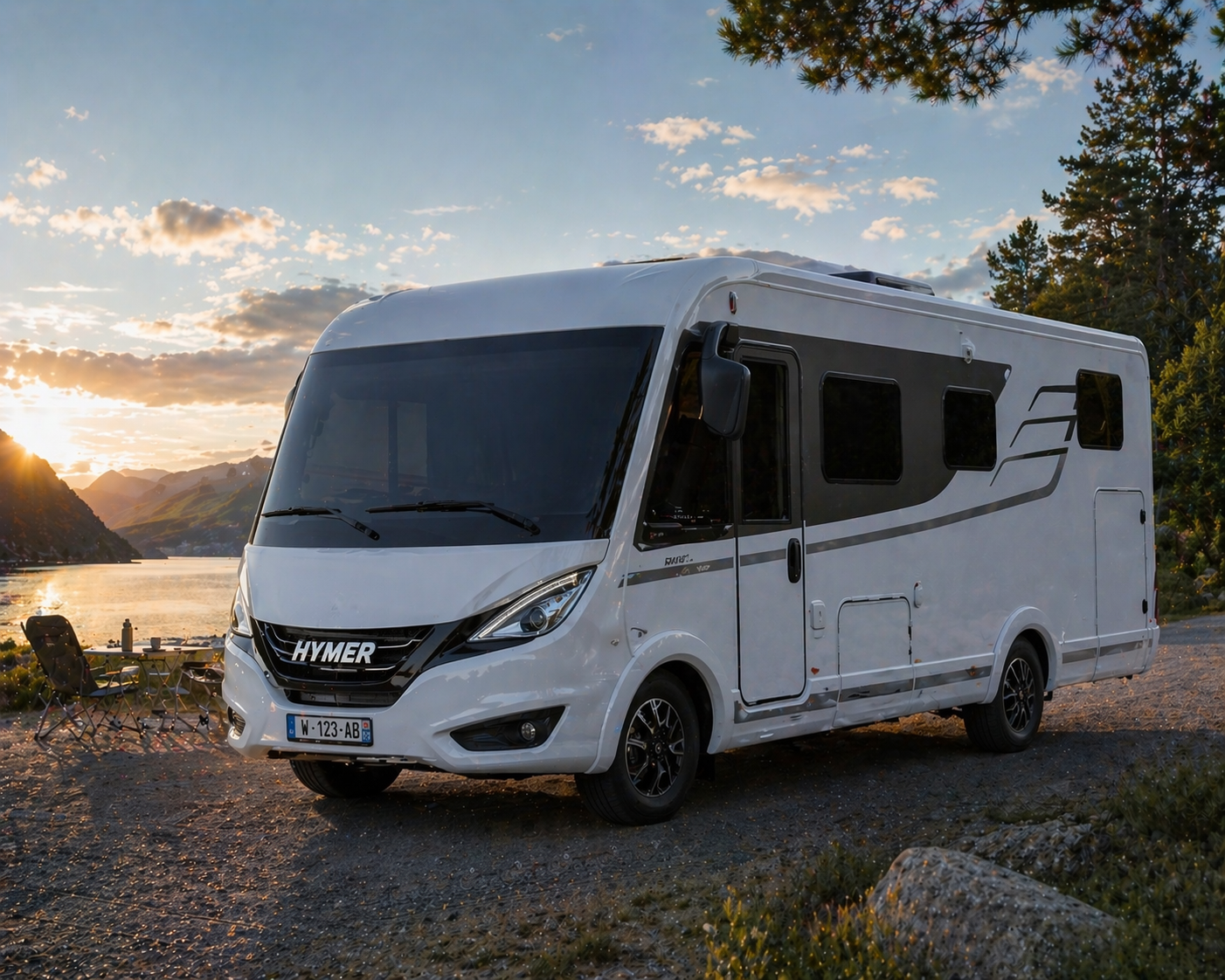Vitres teintées camping-car à La Roque-sur-Pernes — Teintée +